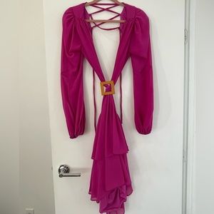 PatBo look alike dress - fuchsia